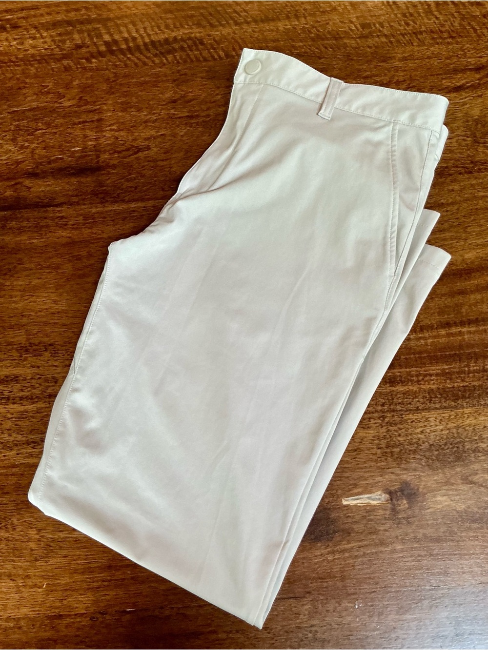 RHONE Men's Commuter Pro Slim Stretch Pants color Bone/Light Khaki